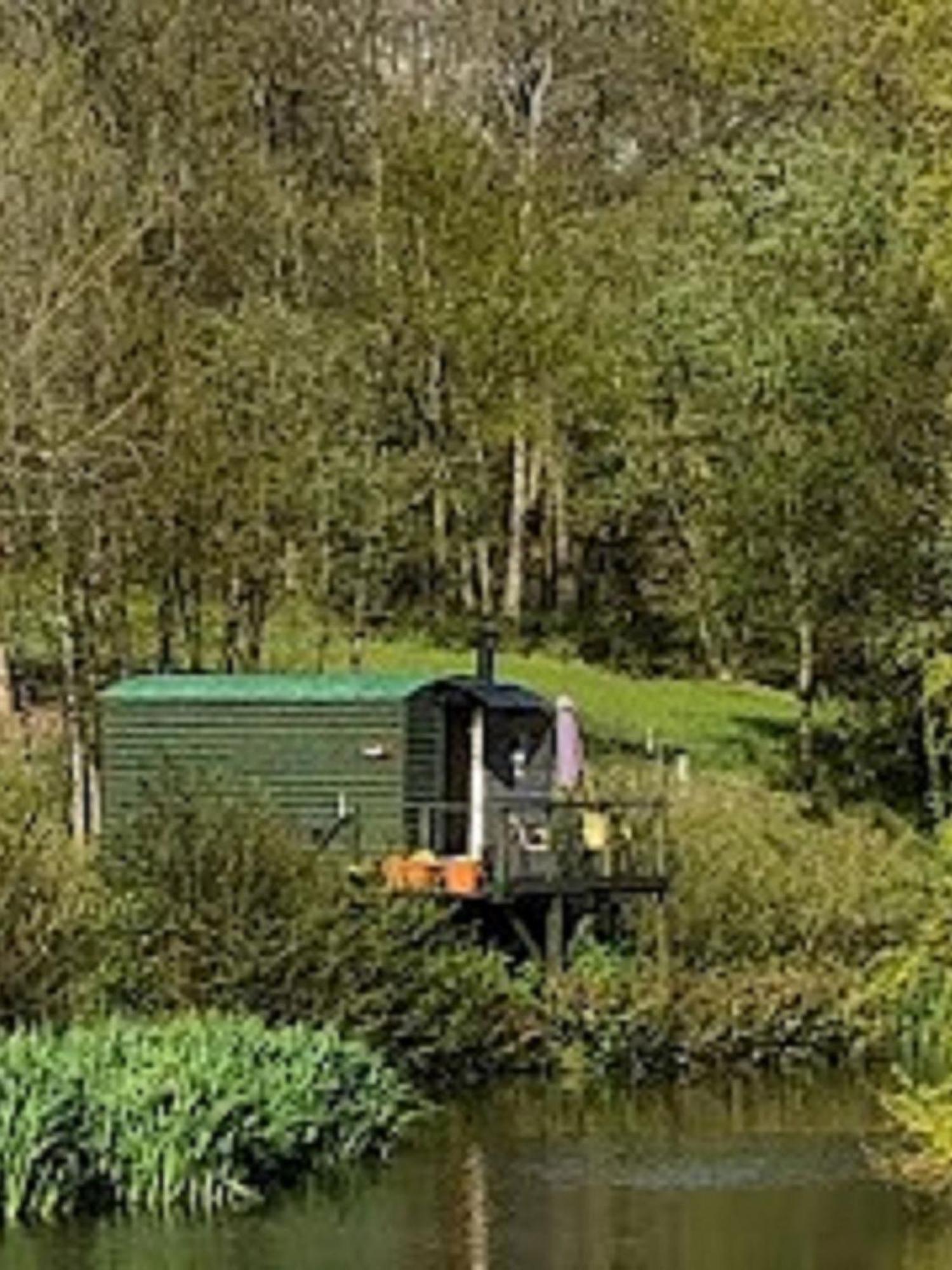 Snug & Secluded Lakeside Shepherds Hut 'Carp' Uckfield Luaran gambar